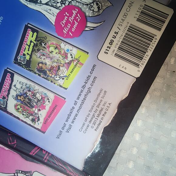 MONSTER HIGH  GHOULFRIENDS FOREVER SET OF 2 BOOKS - Picture 8 of 8